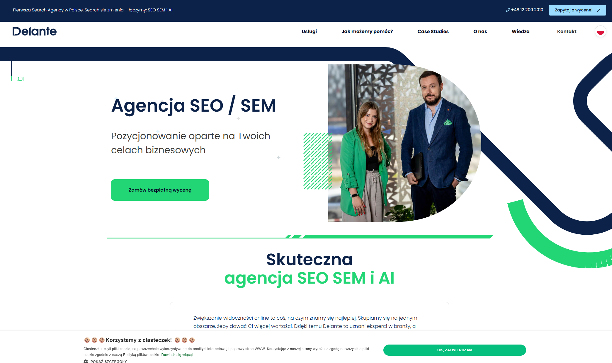 delante homepage