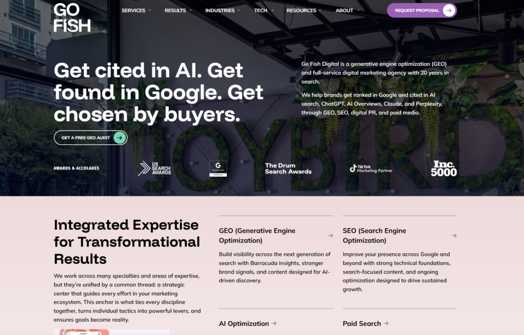 gofishdigital homepage