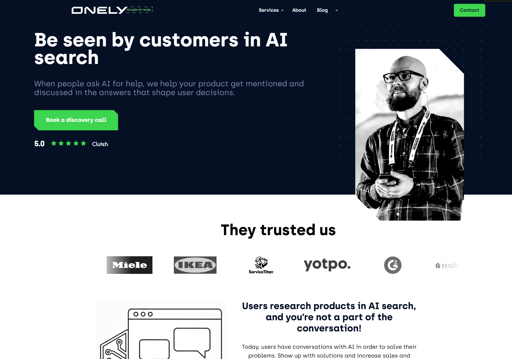 onely homepage