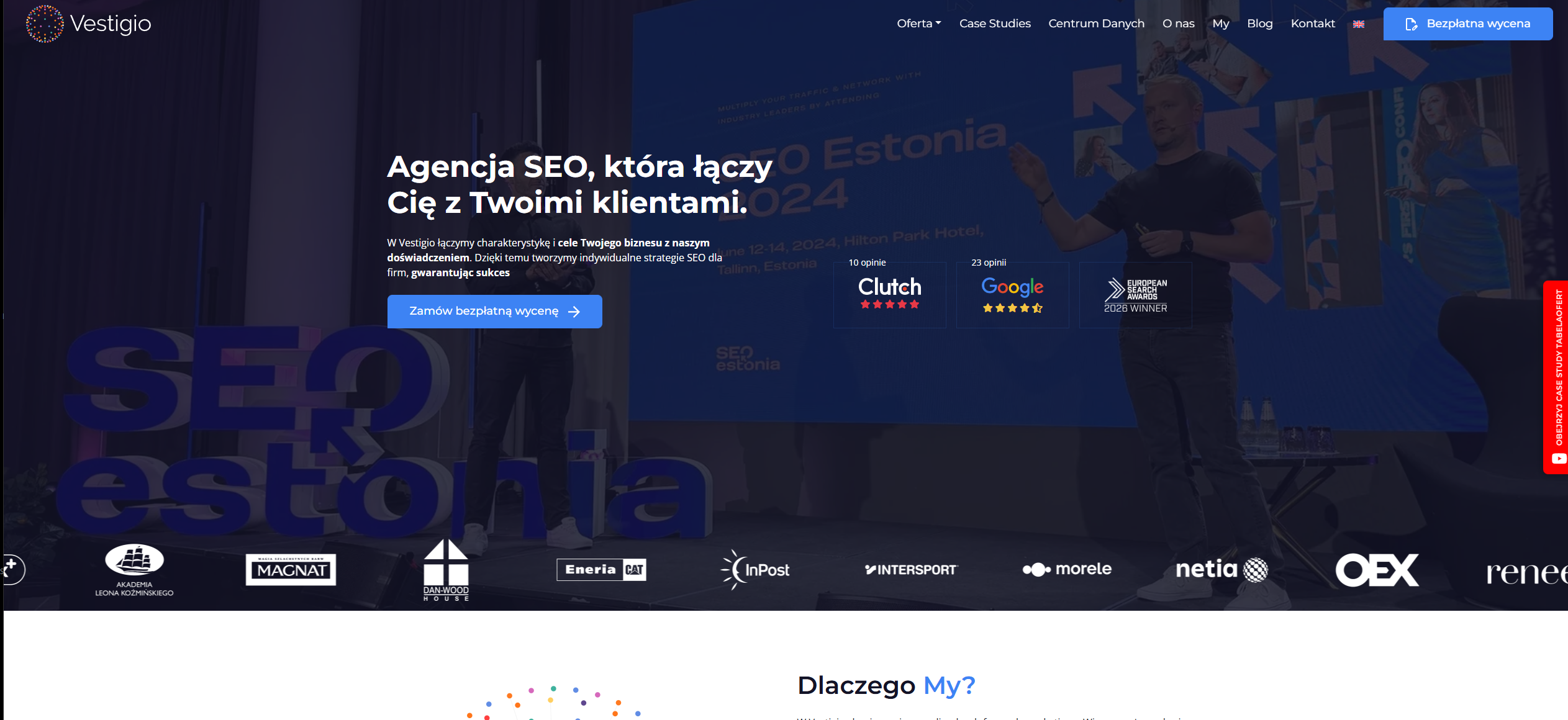vestigio homepage