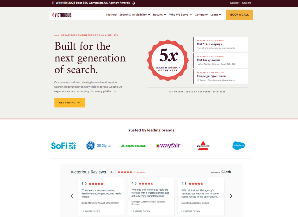 victorius homepage