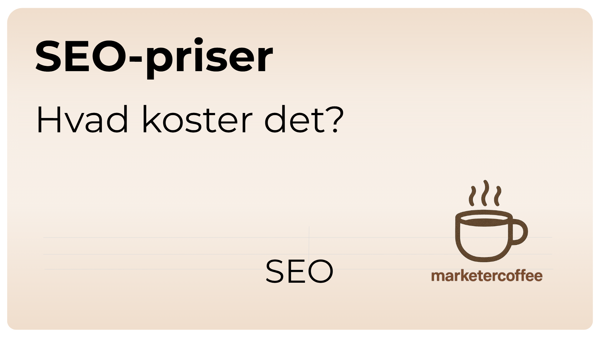 Hvad koster SEO i 2026: SEO-priser