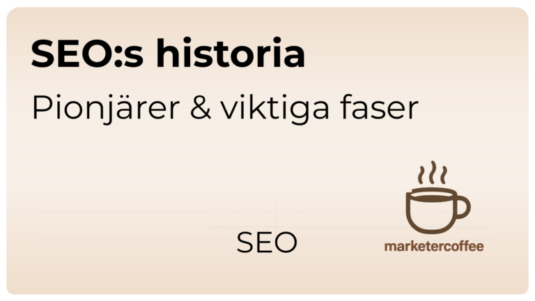 SEO:s historia på 30 år – uppfinnare och viktiga faser